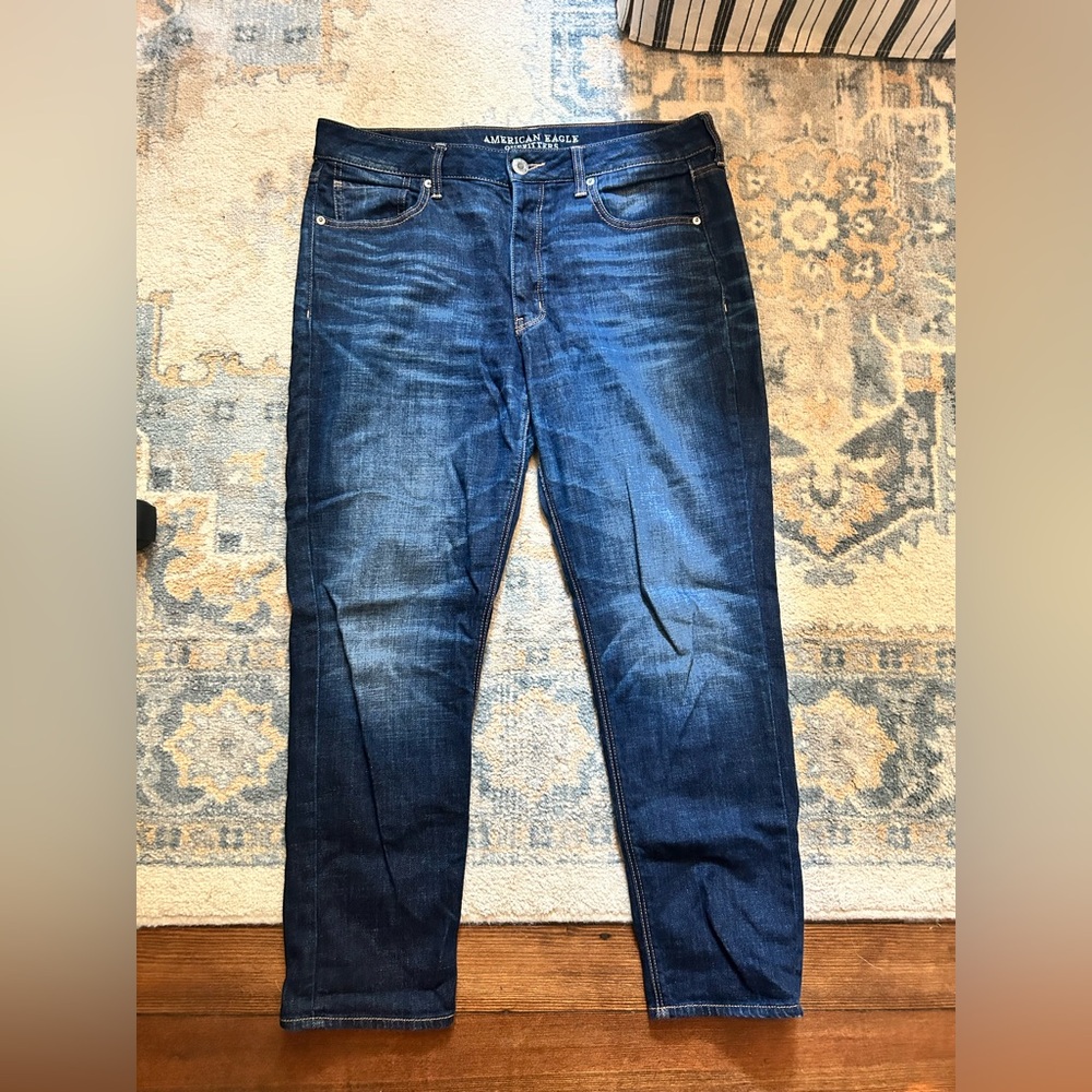 Reposh- American Eagle Outfitters Dark Blue Jeans Tomgirl